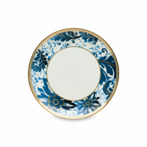 Тарелка пирожковая, 16.5 см, фарфор, белый, декор, HOMEFEEL, Россия, Тарелки хлебные