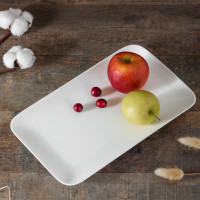 Блюдо прямоугольное, 31 х 18.5 см, костяной фарфор, белый, серия Плиссе, DECOR DE TABLE, Россия_00818670058934452942.jpg