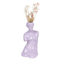 Ваза для цветов, 31 см, керамика, лиловый, серия Venus, DOIY, Испания_00819740049052435368.jpg