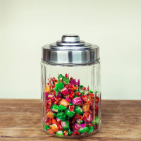 Банка для хранения, 1.3 л, стекло, нержавеющая сталь, HOMEFEEL, Россия_00820010061455036712.jpg