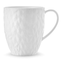 Кружка Crystal, 420 мл, фарфор, белый, WALMER, Великобритания