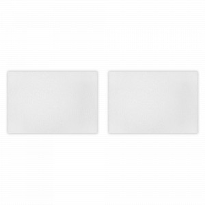 Набор из 2-х подстановочных прямоугольных салфеток, 33 х 48 см, пвх, белый, серия Shimmer, WO HOME, Германия, Салфетки подстановочные