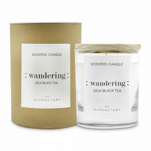 Свеча ароматическая «Goji Black tea», 40 часов горения, воск, стекло, серия The Olphactory, AMBIENTAIR, Испания, Ароматические диффузоры с палочками