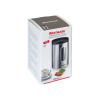 Банка для сыпучих продуктов  с окошком, объем 2300 мл, диам. 132 мм, высота 220 мм,  нержавеющая сталь, серия Steel, Westmark, Германия_00804050047772144752.jpg