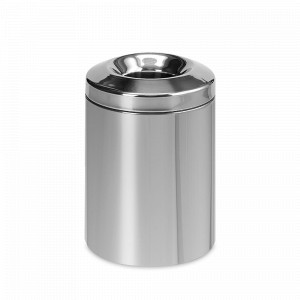 Контейнер несгораемый для мусора, 7 л, нержавеющая сталь, стальной, BRABANTIA, Бельгия, Ведра для мусора из нержавеющей стали