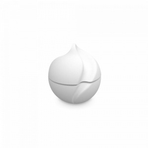 Чаша сервировочная с крышкой, 9.5 х 12 см, фарфор, белый, серия The Tablet, COOKPLAY, Испания, Салатники с крышкой