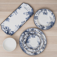 Тарелка обеденная, 26.7 см, фарфор, белый, декор, HOMEFEEL, Россия_00820010063605441481.jpg