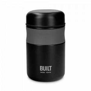 Термос для еды, 490 мл, нержавеющая сталь, пластик, черный, серия Built, KITCHEN CRAFT, Великобритания, Kitchen Craft Built