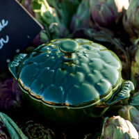 Кокот «Артишок», 450 мл, диаметр: 12,5 см, керамика, темно-зеленый, STAUB, Франция_00801650062593635550.jpg