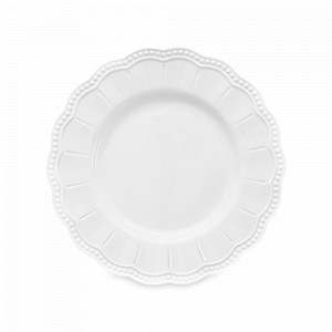 Тарелка закусочная, 21 см, фарфор, белый, серия Elite, EASY LIFE (R2S), Италия, Тарелки закусочные фарфоровые