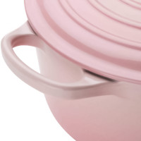 Кастрюля с крышкой, 2,4 л, 20 см, чугун, розовый, серия Shell Pink, LE CREUSET, Франция_00801110054542722814.jpg