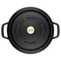 Кокот круглый, 3,8 л, 24 см, чугун, черный, серия La Cocotte, STAUB, Франция_00795640052267823264.jpg