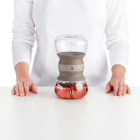 Чайник заварочный с инфузером Calm Tea, 500 мл, стекло, силикон, бежевый, серия Cozy, LEKUE, Испания_00817020063896722521.jpg