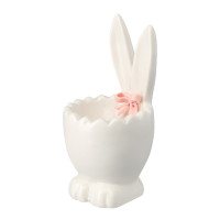 Подставка для яиц Magic Rabbit, 11.5 см, доломит, белый, розовый, серия Easter Essential, TKANO, Россия_00818870054721991954.jpg