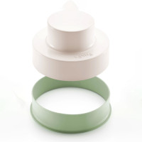 Форма для вегетарианского бургера, 11 см, ABS пластик, силикон, зеленый, LEKUE, Испания_00819240052470452360.jpg