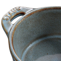 Кокот мини, круглый керамический, 10 см, бирюзовый, серия Ceramics, STAUB, Франция_00808530042662936154.jpg