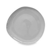 Тарелка обеденная, 27 см, керамика, серый, серия Organic, EASY LIFE (R2S), Италия