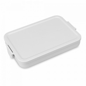 Ланч-бокс плоский, 25.5 х 16.6 см, пластик, светло-серый, серия Make &amp; Take, BRABANTIA, Бельгия, Ланч-боксы