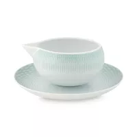 Соусник с подставкой, 490 мл, фарфор, белый, голубой, серия Venezia, VISTA ALEGRE, Португалия, 