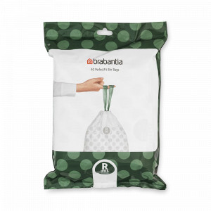 Пакет для мусора R, 40 штук, 36 л, полиэтилен, BRABANTIA, Бельгия, Пакеты для мусора BRABANTIA