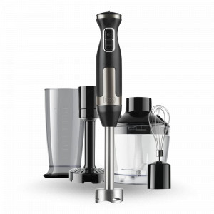 Блендер погружной, 26,5 см, нержавеющая сталь, пластик, черный, BLACK+DECKER, США, Блендеры погружные