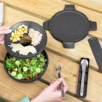 Ланч-бокс салатник, 21 см, 1.3 л, пластик, антрацит, серия Make & Take, BRABANTIA, Бельгия_00812680051969936357.jpg