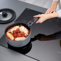 Набор из 3-х кастрюль со сьемной ручкой и крышкой, алюминий, черный, серия MasterClass, KITCHEN CRAFT, Великобритания_00818450051170039304.jpg