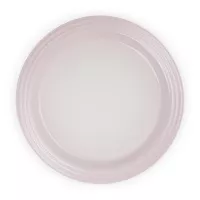 Тарелка обеденная, 27 см, каменная керамика, розовый, серия Shell Pink, LE CREUSET, Франция, 