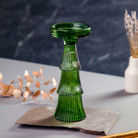 Подсвечник , 22 см, стекло, зеленый, серия Art Deco, DECOR DE TABLE, Россия_00820420060996832036.jpg
