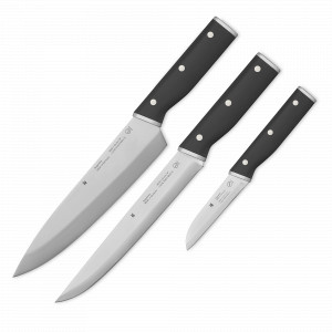 Набор из 3-х ножей «Поварская тройка», кованая высокоуглеродистая сталь, пластиковая рукоять, серия Sequence, WMF, Германия, Поварские тройки ножей