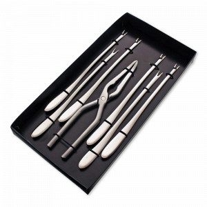 Набор для лобстера из нержавеющей стали, 7 предметов, на 6 персон, серия Дары моря, HERDMAR, Португалия, HERDMAR (Португалия)