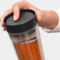 Кружка для чая с собой, 360 мл, пластик, прозрачный, серия Make & Take, BRABANTIA, Бельгия_00814880064188507275.jpg
