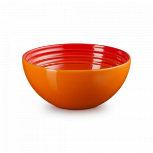 Миска , 330 мл, 12 см, керамика, оранжевый, серия Flame, LE CREUSET, Франция, Скидка -15% на Le Creuset