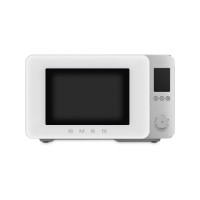 Печь микроволновая с грилем и конвекцией, нержавеющая сталь, пластик, белый матовый, SMEG, Италия