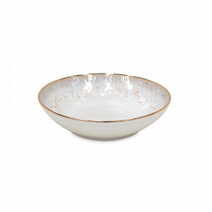 Тарелка для пасты White Gold, 21.5 см, керамика, бежевый, серия Taormina, COSTA NOVA, Португалия, Тарелки для пасты