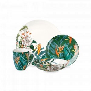 Сервиз обеденный на 4 персоны, 16 предметов, фарфор, декор, серия Ночной сад, MAXWELL WILLIAMS, Австралия, MAXWELL & WILLIAMS (Австралия)
