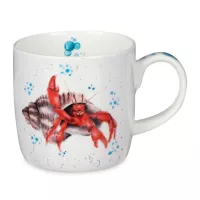Кружка «Забавная фауна. Веселый краб», объем: 310 мл, материал: костяной фарфор, цвет: декор, серия Wrendale Designs, ROYAL WORCESTER, Великобритания, 