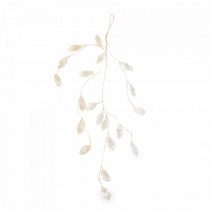 Украшение елочное - подвес Кристаллы, 30 см, акрил, металл, прозрачный, золотистый, серия Event, ANNA LAFARG, Китай, Новогодний Декор ANNA LAFARG