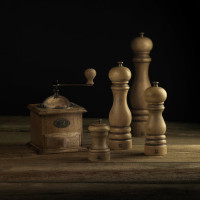 Мельница для кофе, высота: 21 см, материал: дерево, серия Antique, PEUGEOT, Франция_00794900060830851472.jpg