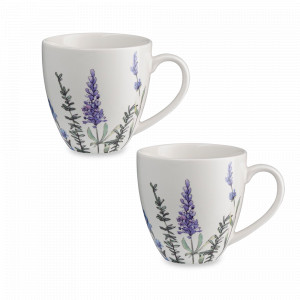 Набор кружек, 2 предмета, 325 мл, фарфор, декор, серия Floral, LIBERTY JONES, Россия, Российский фарфор