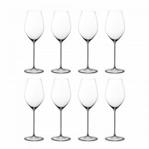 Набор из 8-ми бокалов для шампанского Buy 6 get 8 CHAMPAGNE WINE GLASS, 445 мл, 23,5 см, хрусталь, серия Riedel Veritas, RIEDEL, Австрия, Хрустальные бокалы для шампанского