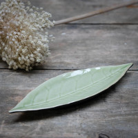 Блюдо сервировочное Vert frais, 18 х 6 см, керамика, оливковый, серия Riviera, COSTA NOVA, Португалия_00815340046447355915.jpg