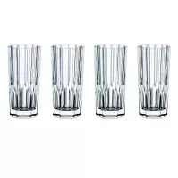 Набор из 4-х стаканов для коктейля, высокие, 309 мл, 7,2 х 15,3 см, хрустальное стекло, серия Aspen, NACHTMANN, Германия, 