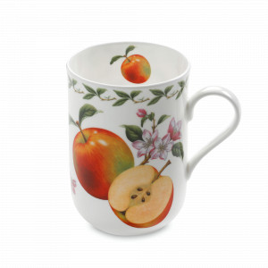 Кружка «Яблоко», 300 мл, костяной фарфор, белый, декор, серия Фруктовый сад, MAXWELL WILLIAMS, Австралия, MAXWELL & WILLIAMS (Австралия)