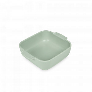 Форма для запекания квадратная, 18 х 18 см, 660 мл, керамика, светло-зеленый, серия Sage Green, PEUGEOT CERAMIC, Франция, Скидка до -35% на PEUGEOT CERAMIC