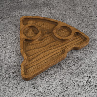 Менажница «Сыр», дуб, коричневый, UNECA, Россия_00813640044314979191.jpg