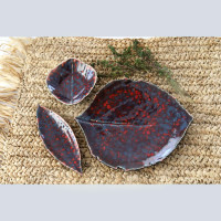 Блюдо сервировочное Vigne, 18 х 6 см, керамика, красный, синий, серия Riviera, COSTA NOVA, Португалия_00815340036706598897.jpg