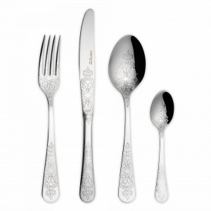 Набор столовых приборов на 6 персон, 24 предмета, серия Antique, CRISTEMA, Португалия, Столовые приборы из нержавеющей стали