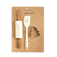 Набор для выпечки «Олень в лесу», 3 предмета, силикон/дерево/сталь, серия Maral, ANNA LAFARG, Китай_00821190052110265063.jpg