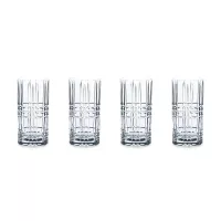 Набор из 4-х стаканов, 445 мл, прозрачный, хрустальное стекло, серия Square, NACHTMANN, Германия, 